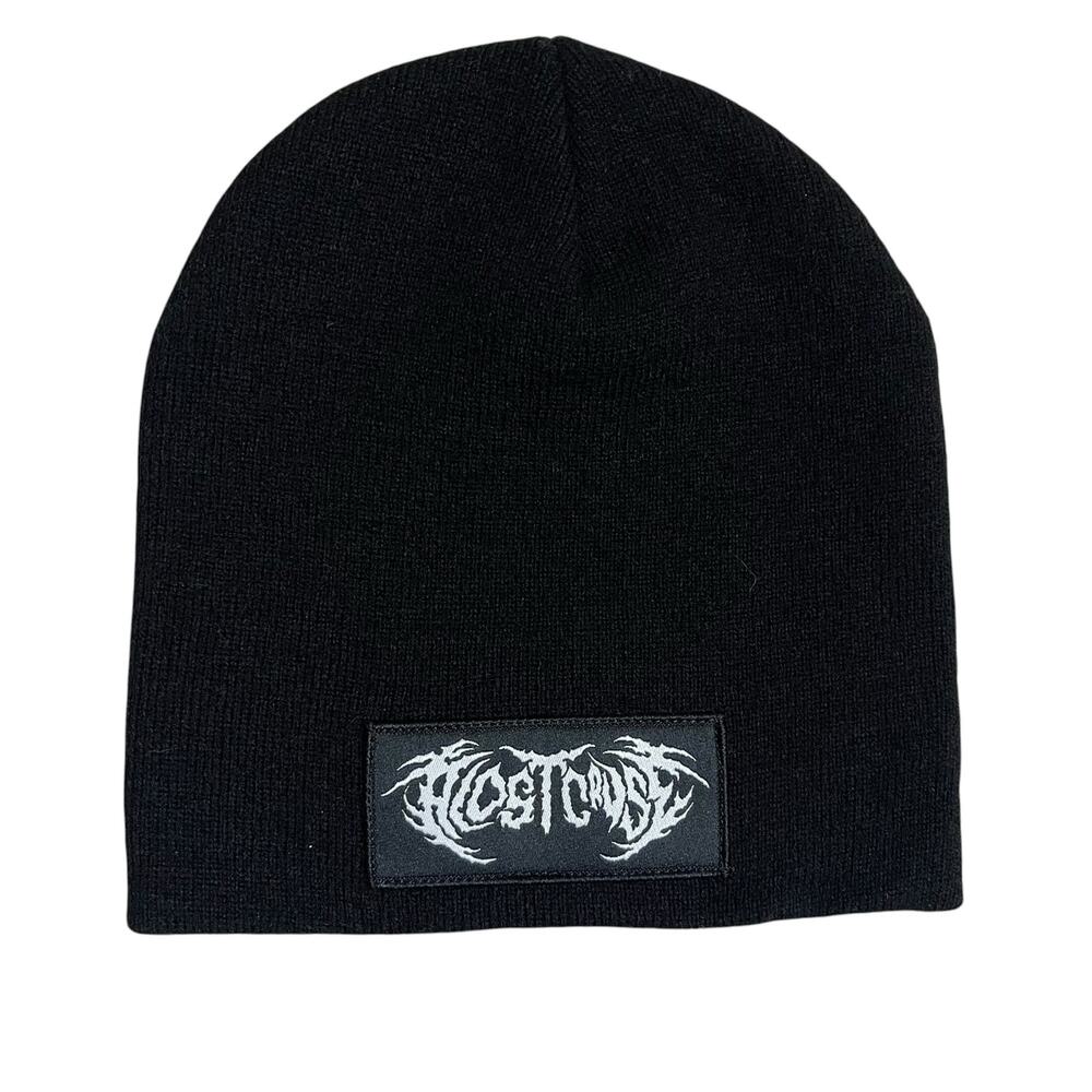 A Lost Cause Cursed Tall Beanie OS Black Skate Streetwear Metal Punk Goth
